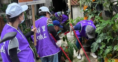 福祥里防治登革熱巡倒清刷清除孳生源活動