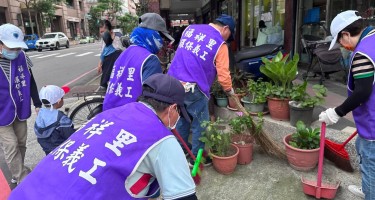 福祥里防治登革熱巡倒清刷清除孳生源活動