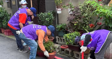 福祥里防治登革熱巡倒清刷清除孳生源活動