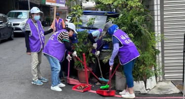 福祥里防治登革熱巡倒清刷清除孳生源活動
